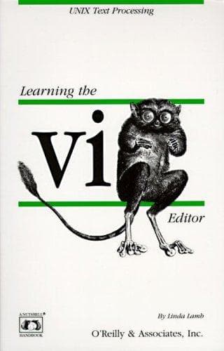 Cover image for Learning the vi editor