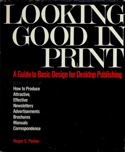 Cover image for Looking good in print