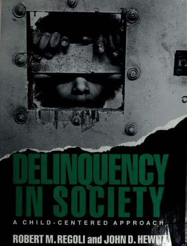 Cover image for Delinquency in society