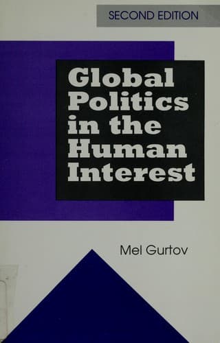 Cover image for Global politics in the human interest