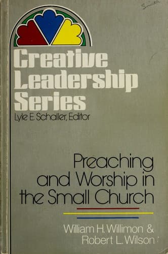 Cover image for Preaching and worship in the small church