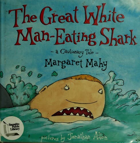Cover image for The great white man-eating shark