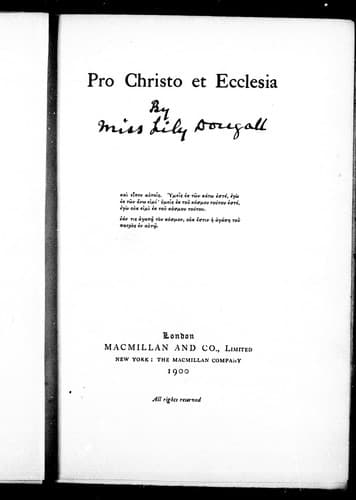 Cover image for Pro Christo et ecclesia