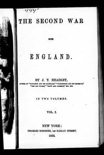 Cover image for The second war with England