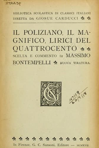 Il Poliziano, il Magnifico
