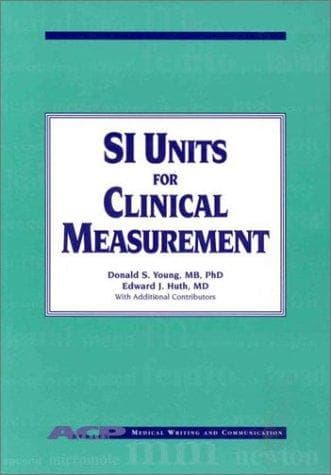 Cover image for SI units for clinical measurement