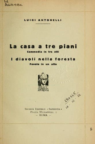 La casa a tre piani