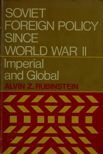 Cover image for Soviet foreign policy since World War II