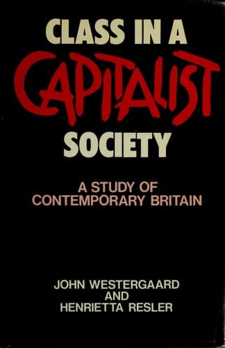 Cover image for Class in a capitalist society