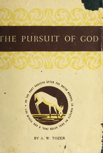 Cover image for The pursuit of God