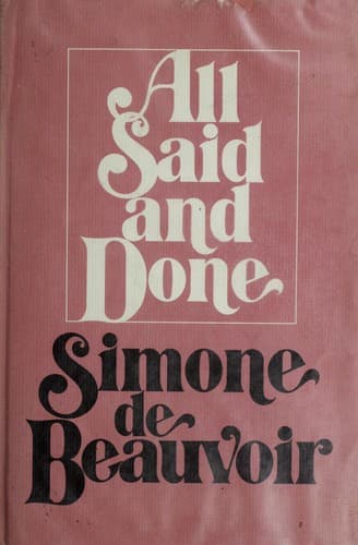 Cover image for All said and done