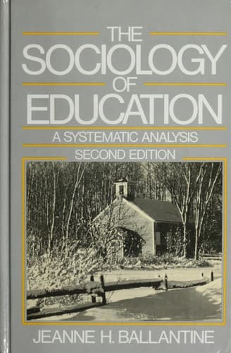 Cover image for The sociology of education