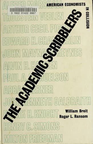 Cover image for The academic scribblers