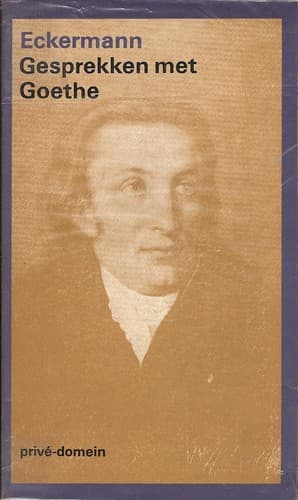 Cover image for Gesprekken met Goethe