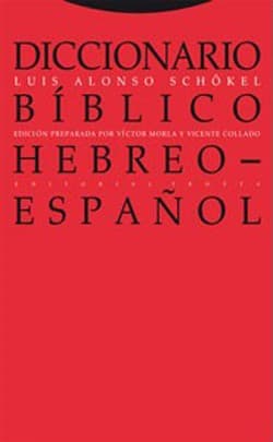 Cover image for Diccionario bíblico hebreo-español