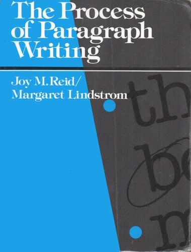 Cover image for The process of paragraph writing