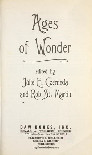 Cover image for Ages of wonder