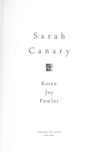Cover image for Sarah Canary