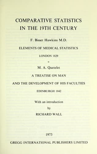 Comparative statistics in the 19th century