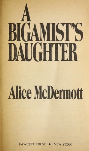 Cover image for A Bigamist's Daughter
