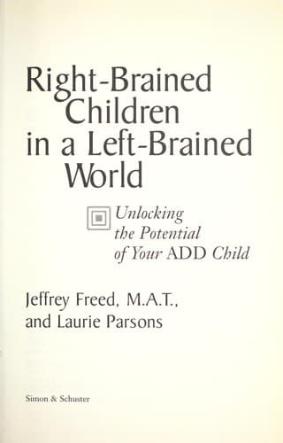 Cover image for Right-brained children in a left-brained world