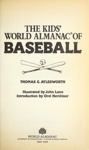 Cover image for The kids' world almanac of baseball