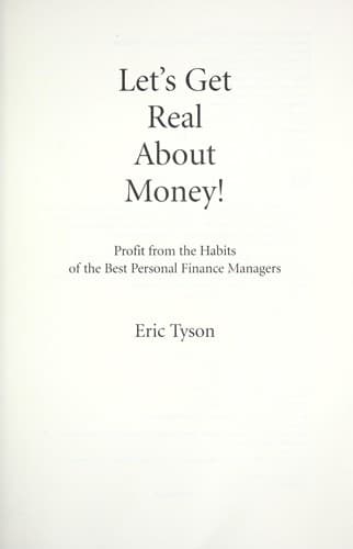 Cover image for Let's get real about money!