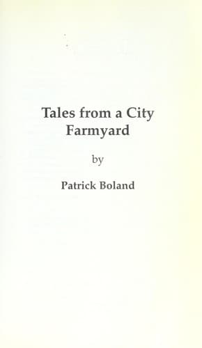 Cover image for Tales from a city farmyard