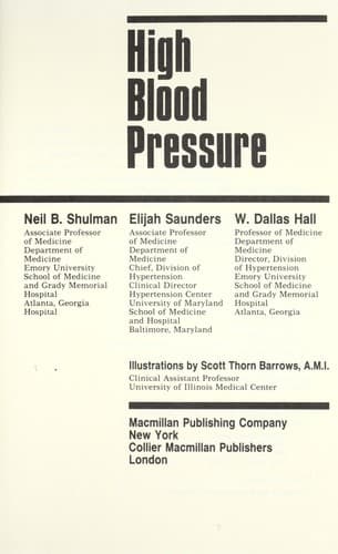 Cover image for High blood pressure