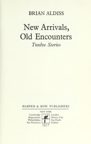 Cover image for New arrivals, old encounters