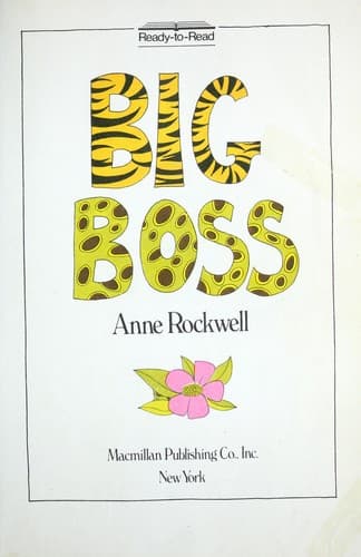 Cover image for Big boss