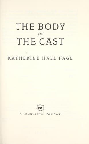 Cover image for The body in the cast