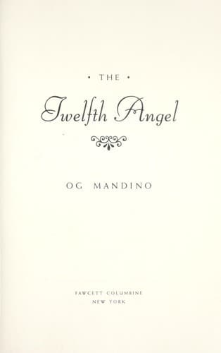 Cover image for The twelfth angel