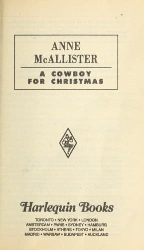 Cover image for A Cowboy For Christmas