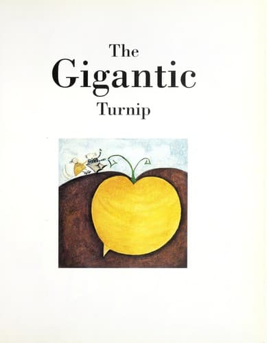 Cover image for The gigantic turnip