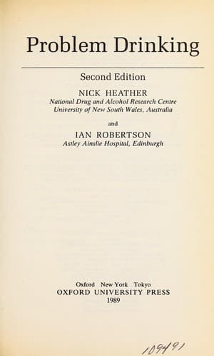 Cover image for Problem drinking