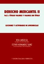 Derecho mercantil. II