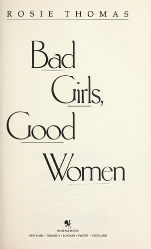Cover image for Bad girls, good women