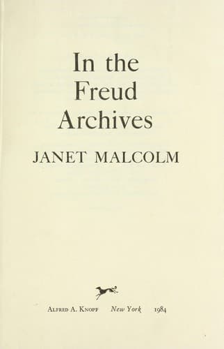 Cover image for In the Freud Archives