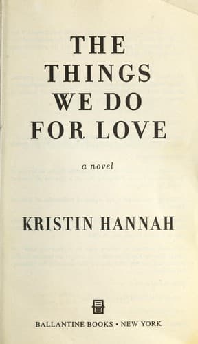Cover image for The Things We Do For Love