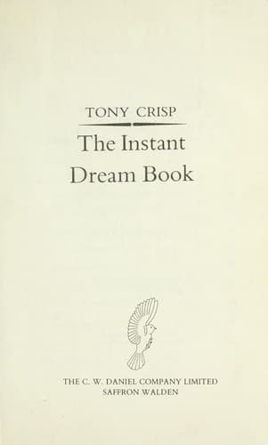 Cover image for The instant dream book
