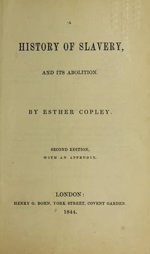 A history of slavery and its abolition