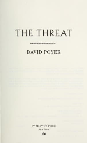Cover image for The threat