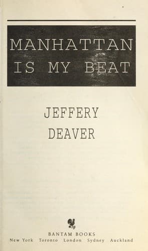 Cover image for Manhattan is my beat