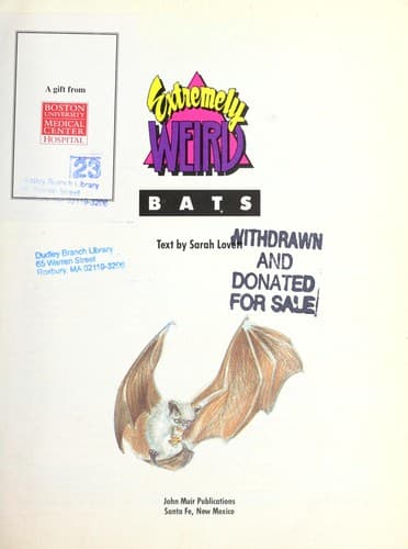 Cover image for Extremely Weird Bats (Extremely Weird)