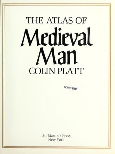 Cover image for The atlas of medieval man