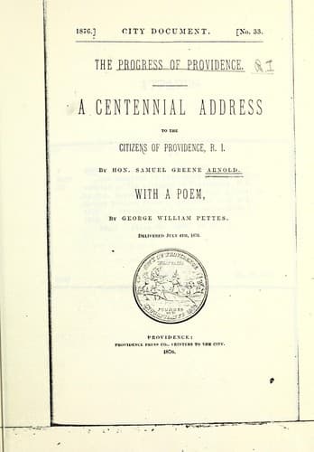 Progress of Providence