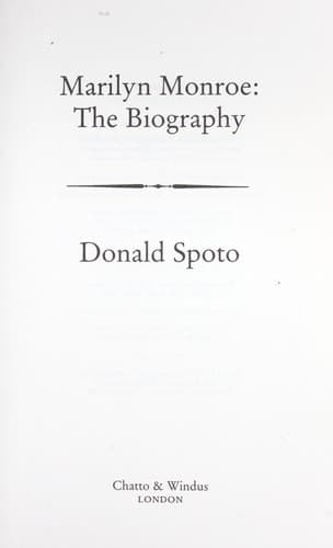 Cover image for Marilyn Monroe