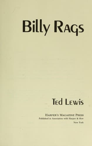 Cover image for Billy Rags.