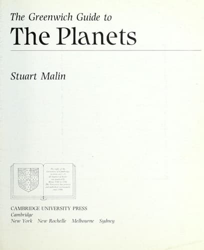 Greenwich Guide to the Planets (Greenwich Guides to Astronomy)